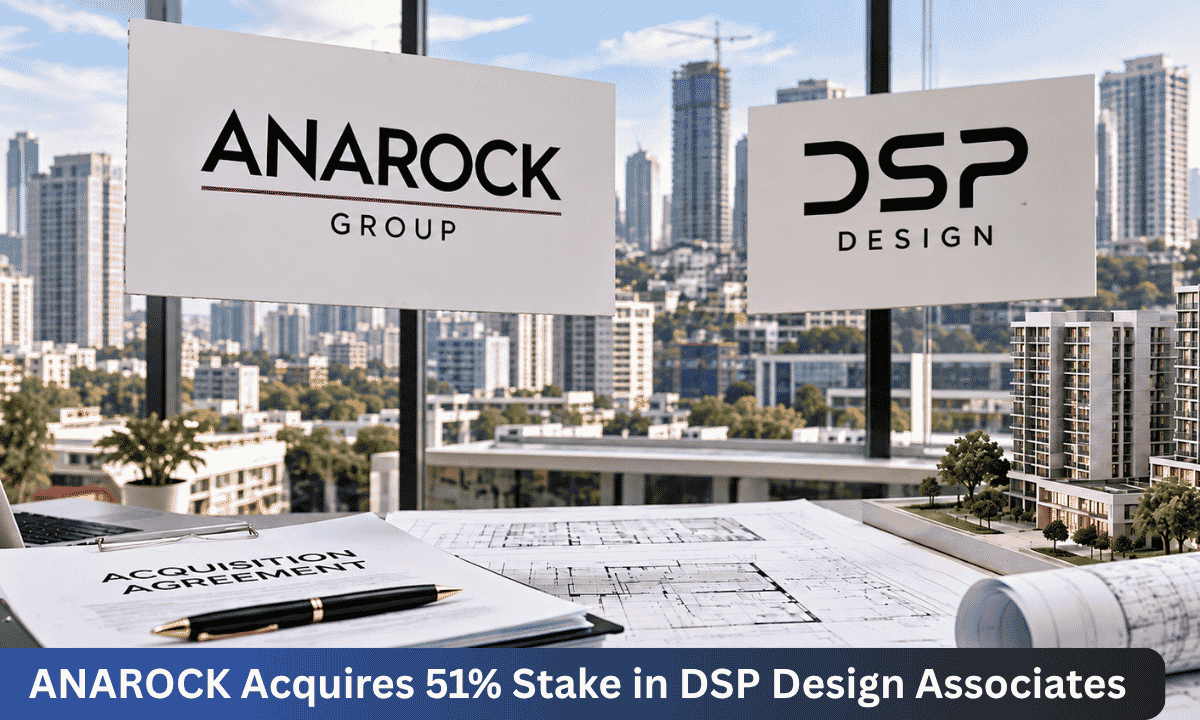 Anarock Acquires 51% Stake in Architecture & Interior Design Firm, DSP Design Associates