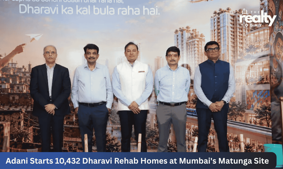 Adani Begins Construction of 10,432 Dharavi Rehabilitation Homes in Mumbai
