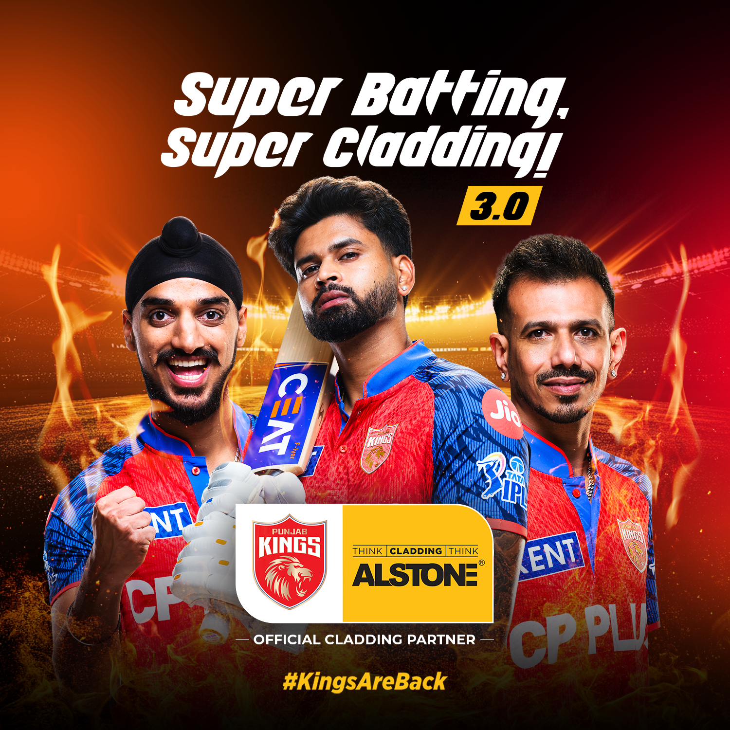 Alstone Expands Cladding Brand Presence with Punjab Kings Tie-Up for IPL 2026