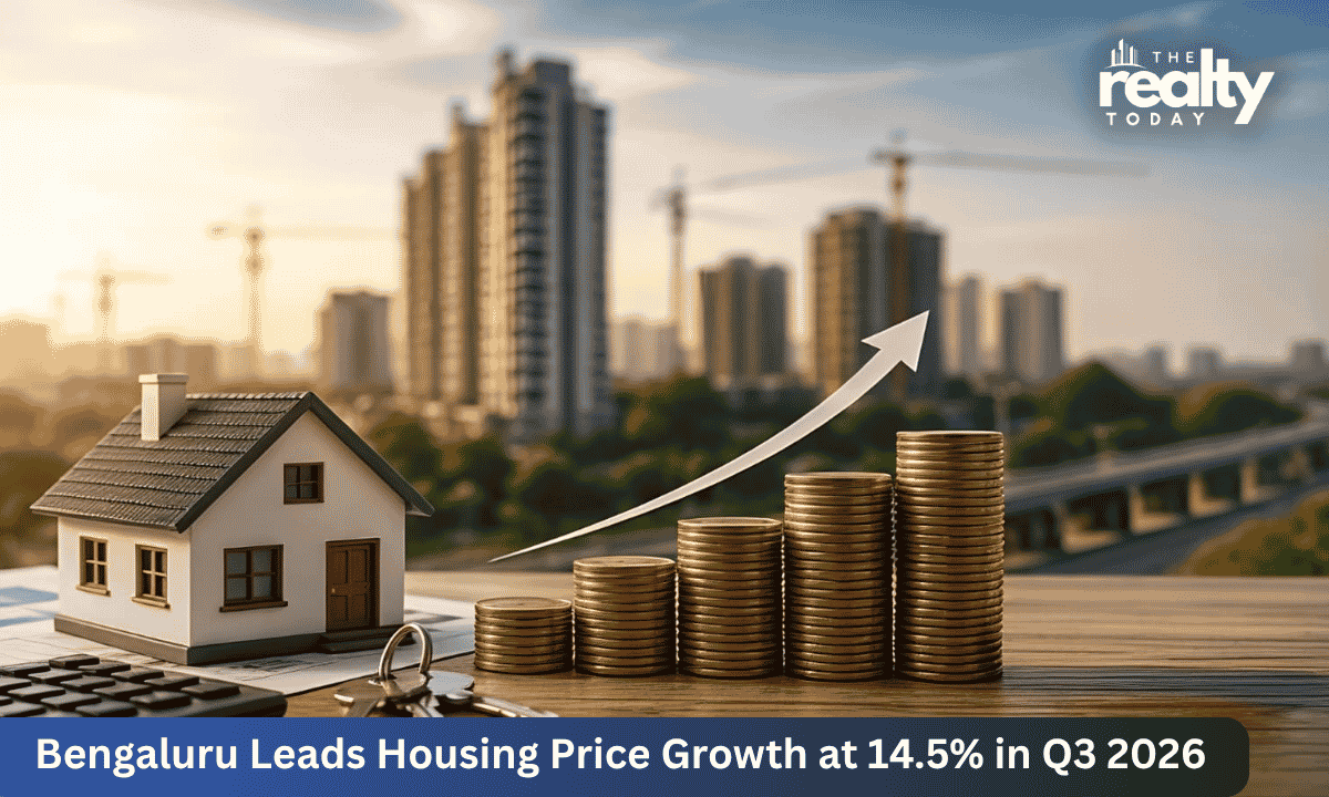 Bengaluru Housing Prices Rise 14.5% in Q3, Highest Among Six Cities