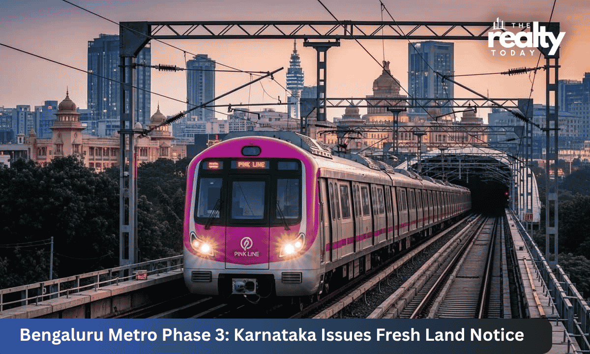 Karnataka Issues Third Land Acquisition Notice for Bengaluru Metro Phase 3