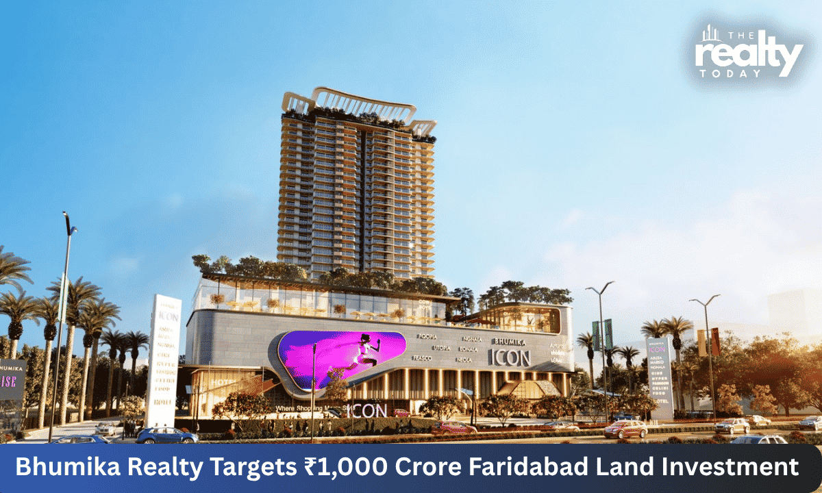 Bhumika Realty Targets ₹1,000 Crore Cumulative Land Investment in Faridabad by March 2027