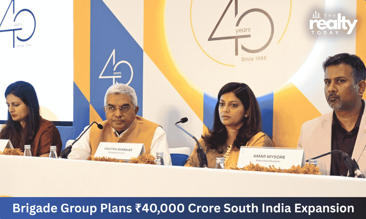 Brigade Group Earmarks ₹40,000 Crore for South India, With Housing Taking the Biggest Share