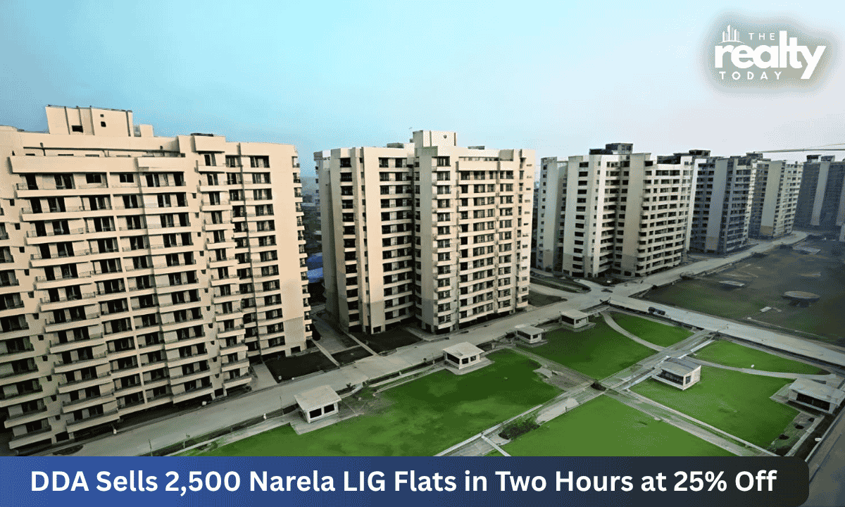 DDA Books Over 2,500 LIG Flats in Narela Within Two Hours