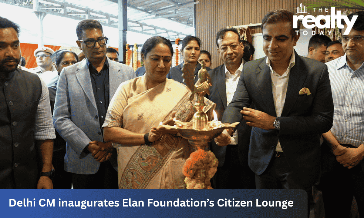 Hon’ble Delhi Chief Minister Smt. Rekha Gupta inaugurates Citizen Lounge cum New Age Learning Centre developed by Elan Foundation at DM Office, New Delhi
