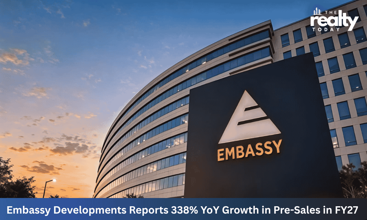 Embassy Developments Begins FY27 with Strong Operating Performance; Reports ~338% YoY Growth in Pre-Sales