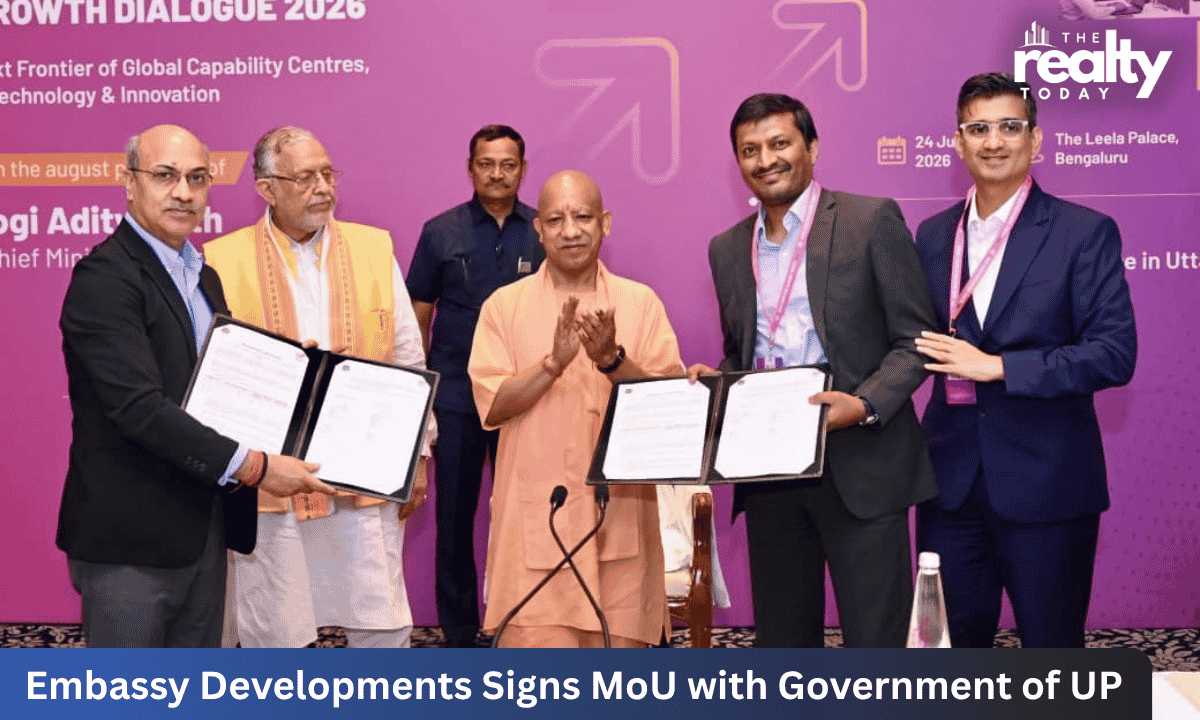 Embassy Developments Signs MoU with Government of Uttar Pradesh for Proposed ~₹1,500 crore Commercial Real Estate Development in Lucknow