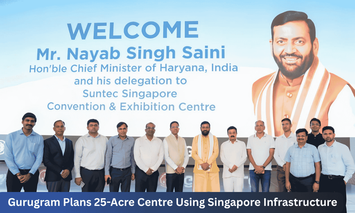 Haryana CM Visits Singapore to Study Infrastructure Model for Gurugram Convention Centre