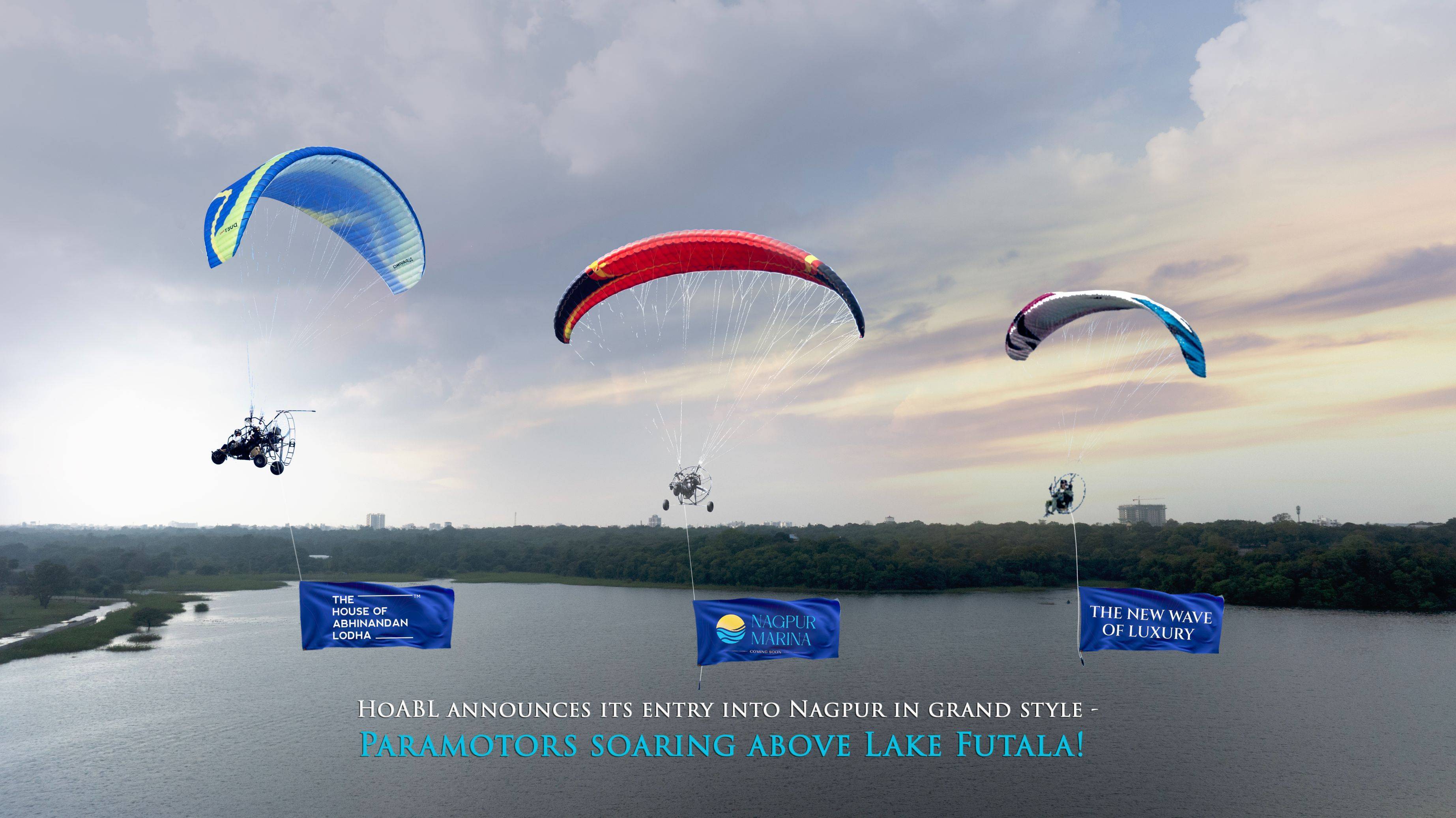 HoABL Marks Its Nagpur Debut with Spectacular Sky Show Over Futala Lake