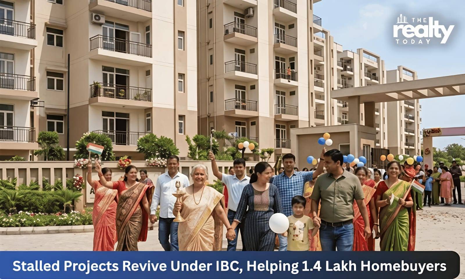 IBC Helps 1.4 Lakh Homebuyers Move Closer to Possession as Stalled Projects Revive