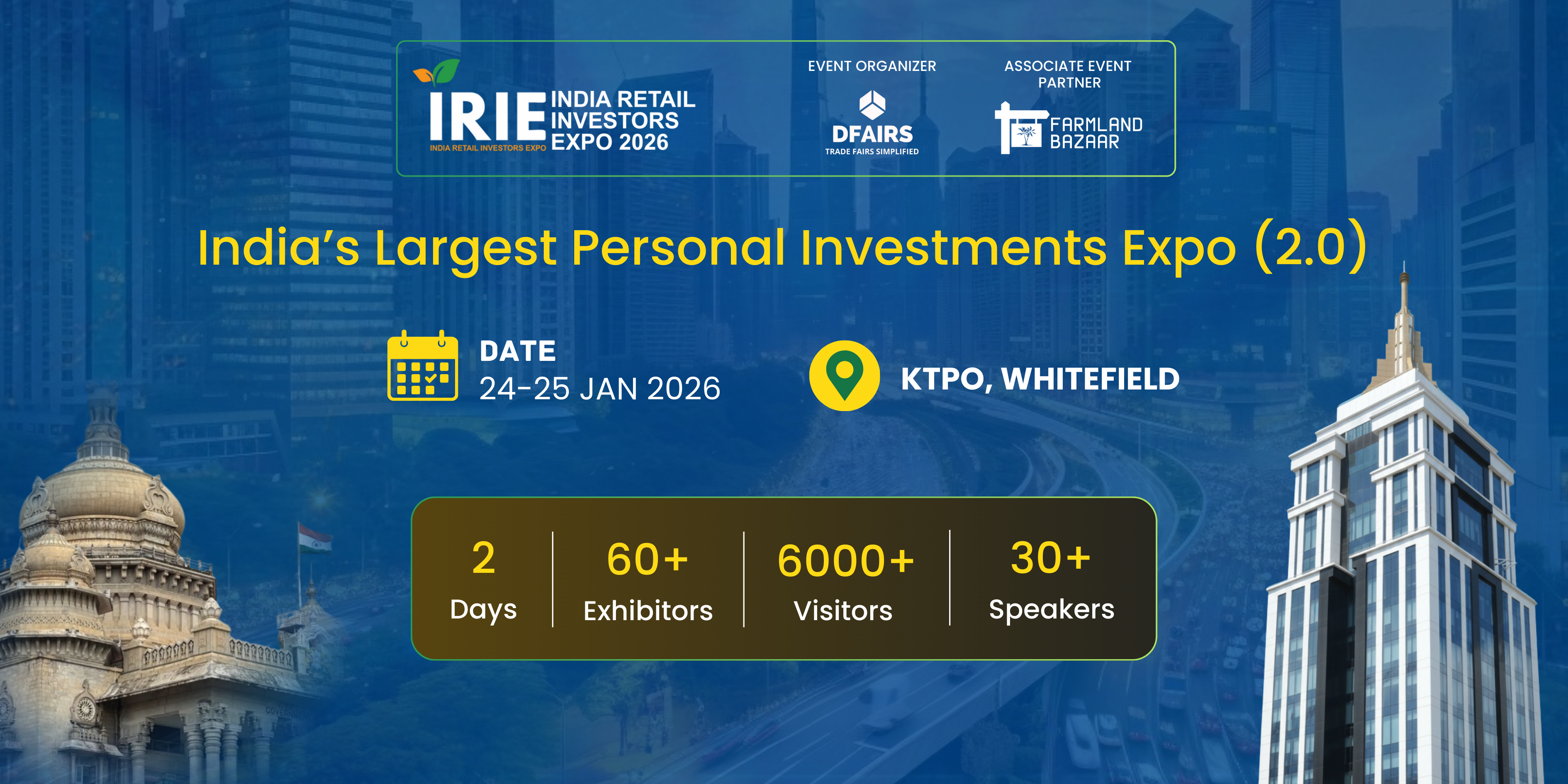 IRIE 2.0: Bengaluru to Host India’s Largest Personal Investment Expo- This January
