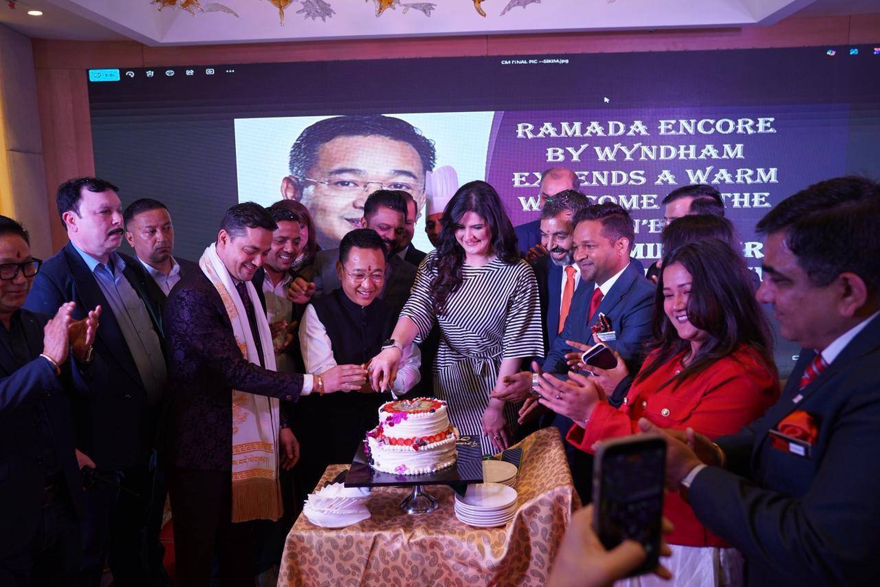 Hon'ble Sikkim CM Shri Prem Singh Tamang and Bollywood Actress Zareen Khan Inaugurated Ramada Encore Hotel by Wyndham at Elan Miracle Mall, Sector 84 Gurugram