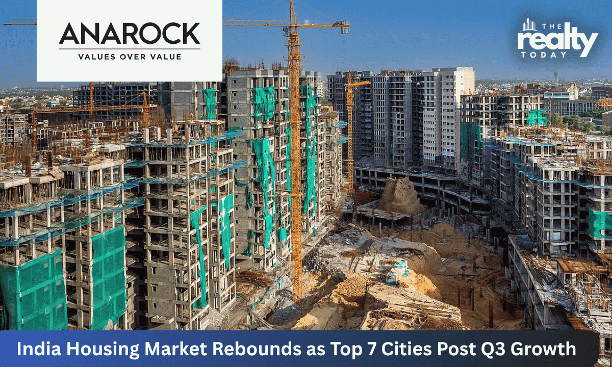 Q3 2026 Housing Sales Rise 3% Y-o-Y in Top 7 Cities, New Launches Up 18%
