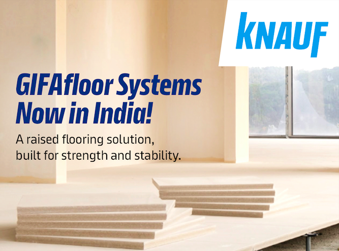 Knauf India Introduces High-Performance Gypsum Based GIFAfloor Systems for Modern Flooring Needs