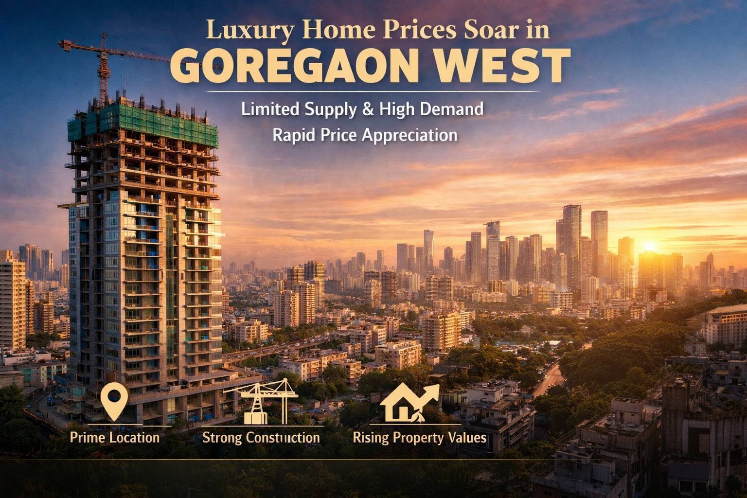 Limited Supply and Strong Demand Drive Luxury Home Price  Appreciation in Goregaon West
