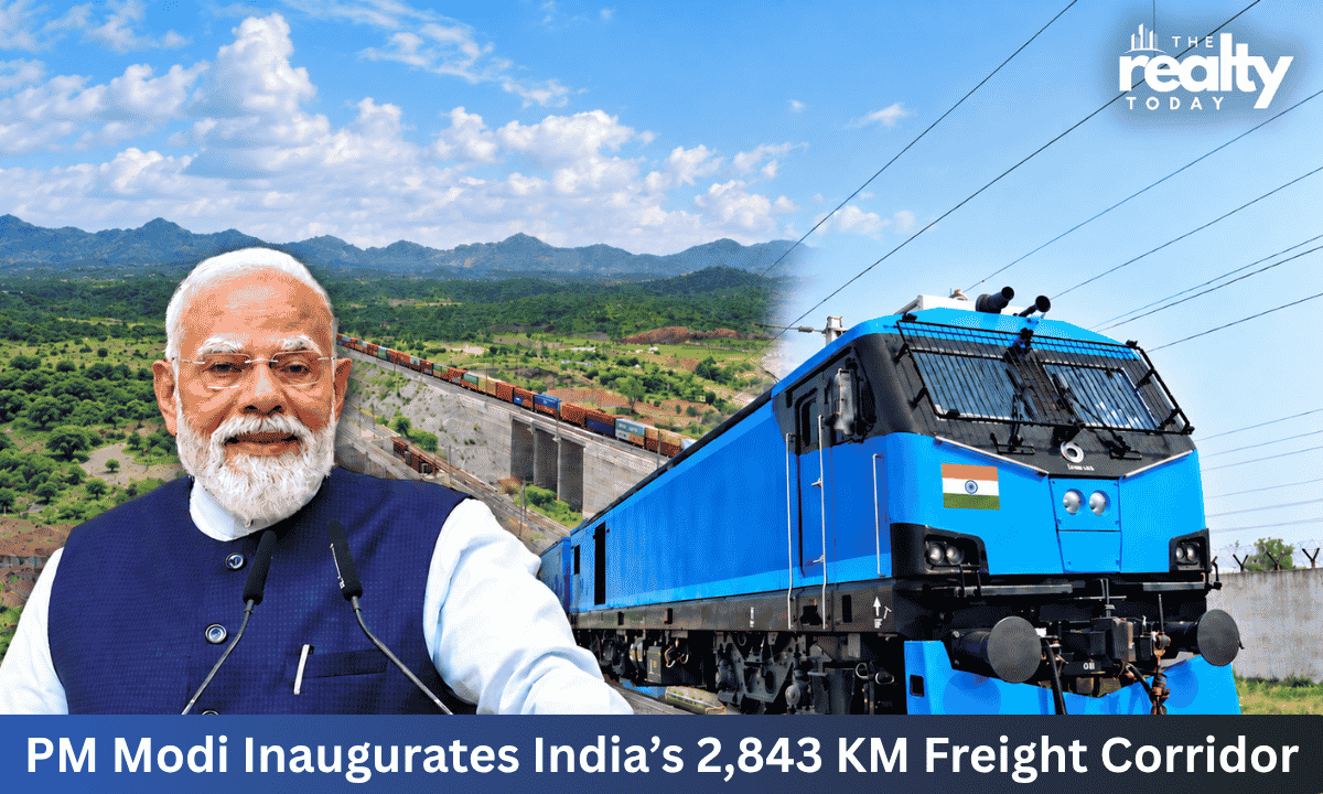 PM Modi Inaugurates Final Section as India's 2,843 KM Dedicated Freight Corridor Stands Complete