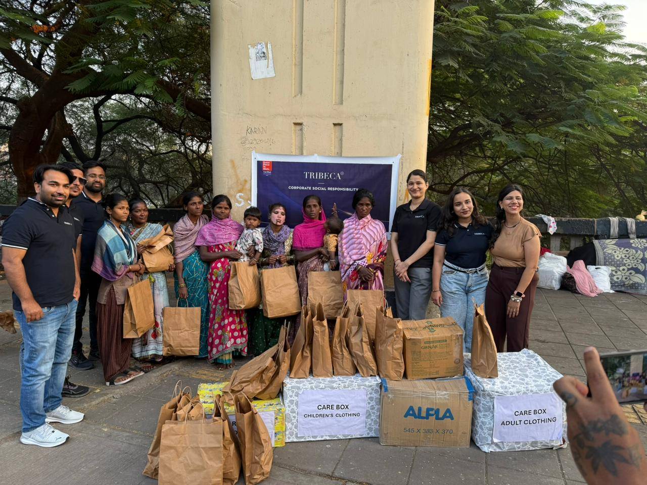 Tribeca Cares Extends Support to 500 Tribal Students in Vasai–Palghar Through Employee-Led Outreach Initiative