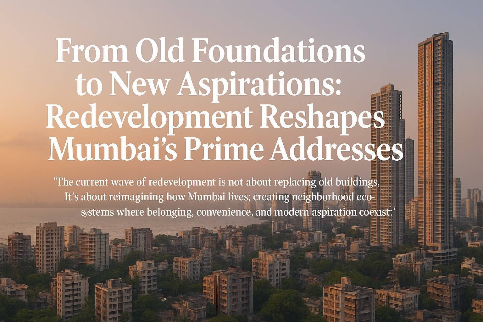 From Old Foundations to New Aspirations: Redevelopment Reshapes Mumbai’s Prime Addresses