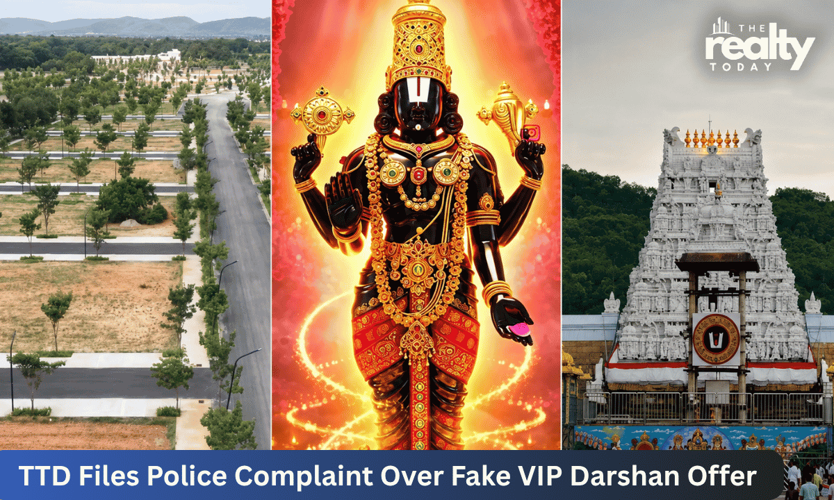 TTD Files Police Complaint Against Real Estate Firm Over Fake "Lifetime VIP Break Darshan" Offer