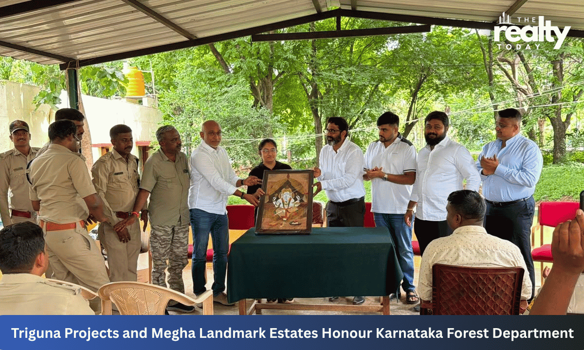 Triguna Projects and Megha Landmark Estates Honour Karnataka Forest Department's Wildlife Conservation and Afforestation Efforts