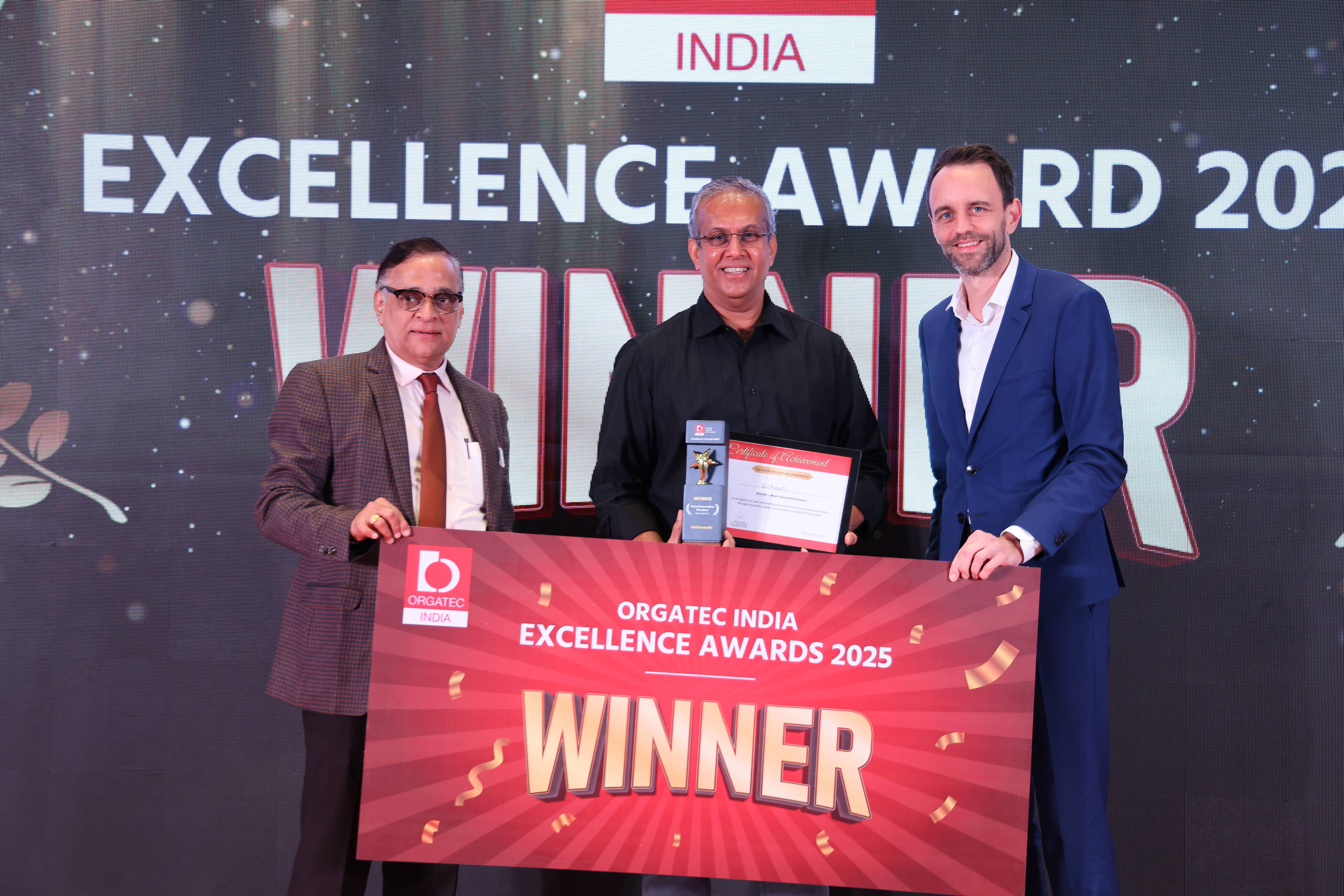 UniAcoustic Takes Home “Most Innovative Product” Award at ORGATEC India