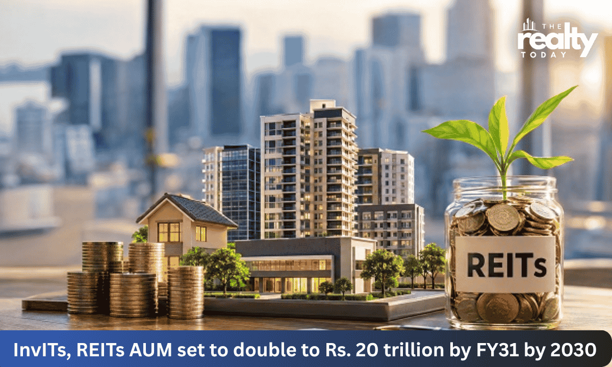 Combined AUM of InvITs and REITs set to double to ~Rs. 20 trillion by  2030-31: ICRA
